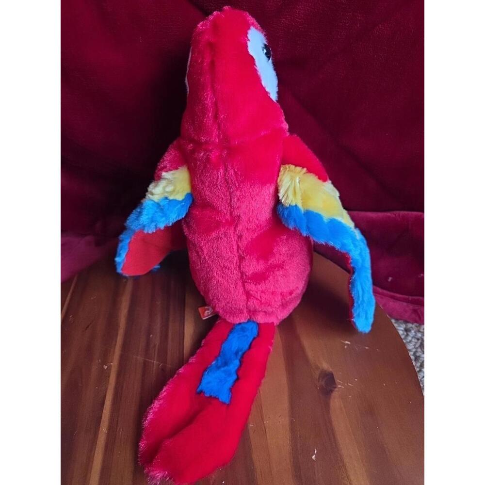 Nwt Wild Republic Plush Scarlett Macaw 12" Parrot Bird Red Rainforest New Tags - Picture 4 of 4